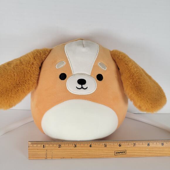 Squishmallows 8" Brown Dog Plush 2023 Kellytoy Jazwares Stuffed Animal Plushy - Picture 5 of 11